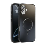 Custodia per telefono ABEEL con finitura satinata e dissipazione del calore, ideale per MagSafe, con pellicola protettiva per l'obiettivo., For iPhone 16, For iPhone 15 Pro Max, For iPhone 15 Pro, For iPhone 15 Plus