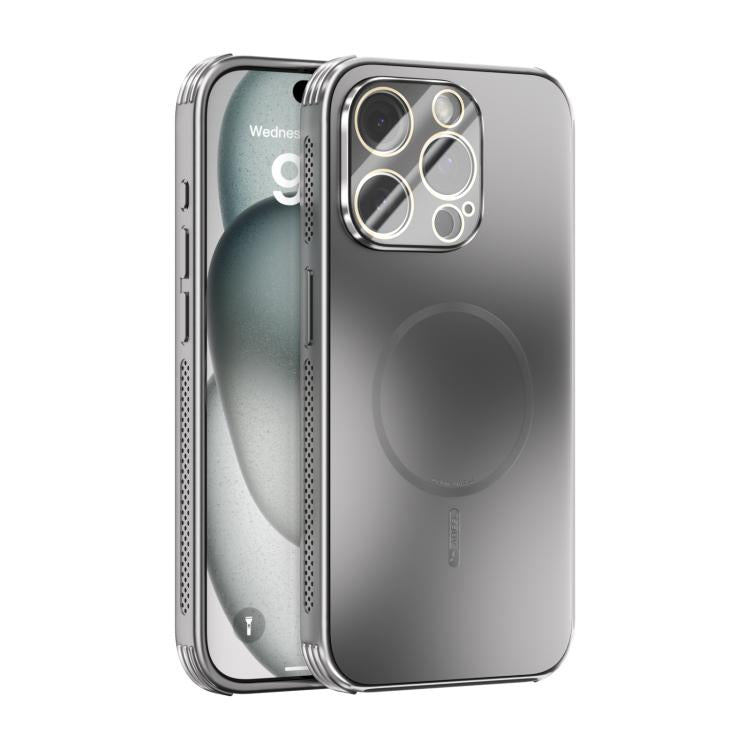 Custodia per telefono ABEEL con finitura satinata e dissipazione del calore, ideale per MagSafe, con pellicola protettiva per l'obiettivo., For iPhone 16, For iPhone 15 Pro Max, For iPhone 15 Pro, For iPhone 15 Plus