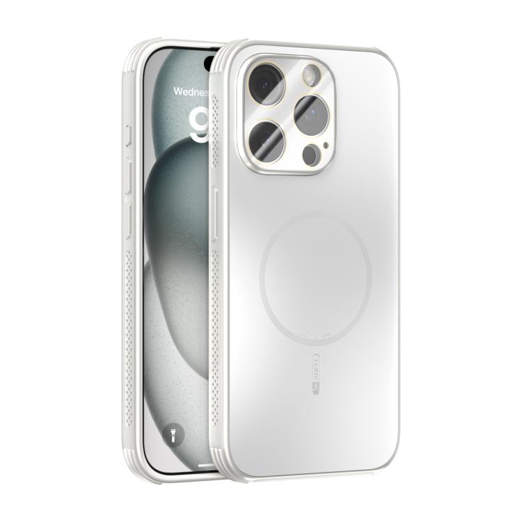 Custodia per telefono ABEEL con finitura satinata e dissipazione del calore, ideale per MagSafe, con pellicola protettiva per l'obiettivo., For iPhone 16, For iPhone 15 Pro Max, For iPhone 15 Pro, For iPhone 15 Plus