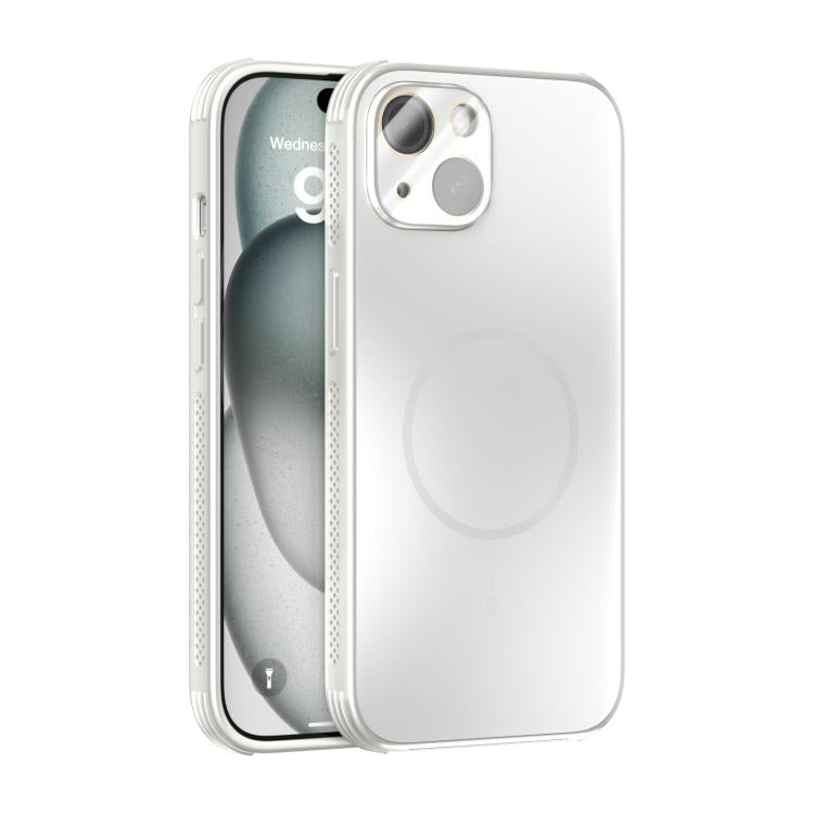 Custodia per telefono ABEEL con finitura satinata e dissipazione del calore, ideale per MagSafe, con pellicola protettiva per l'obiettivo., For iPhone 15, For iPhone 14 Plus, For iPhone 14, For iPhone 14 Pro