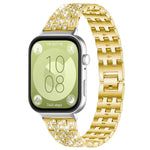 Cinturino per orologio xDfind Five Beads Full Diamond in metallo con diamanti, For Huawei Watch Fit4 / Fit4 Pro / Fit3