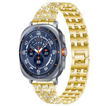 Cinturino per orologio xDfind Five Beads Full Diamond in metallo con diamanti, For Samsung Galaxy Watch Ultra/Ultra 2025, For Samsung Galaxy Watch8 / 8 Classic