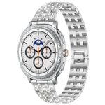 Cinturino per orologio xDfind Five Beads Full Diamond in metallo con diamanti, For Samsung Galaxy Watch Ultra/Ultra 2025, For Samsung Galaxy Watch8 / 8 Classic
