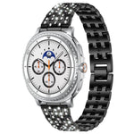 Cinturino per orologio xDfind Five Beads Full Diamond in metallo con diamanti, For Samsung Galaxy Watch Ultra/Ultra 2025, For Samsung Galaxy Watch8 / 8 Classic