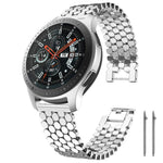 Cinturino per orologio in metallo con texture a squame di pesce xDfind, 22mm, 20mm, 18mm
