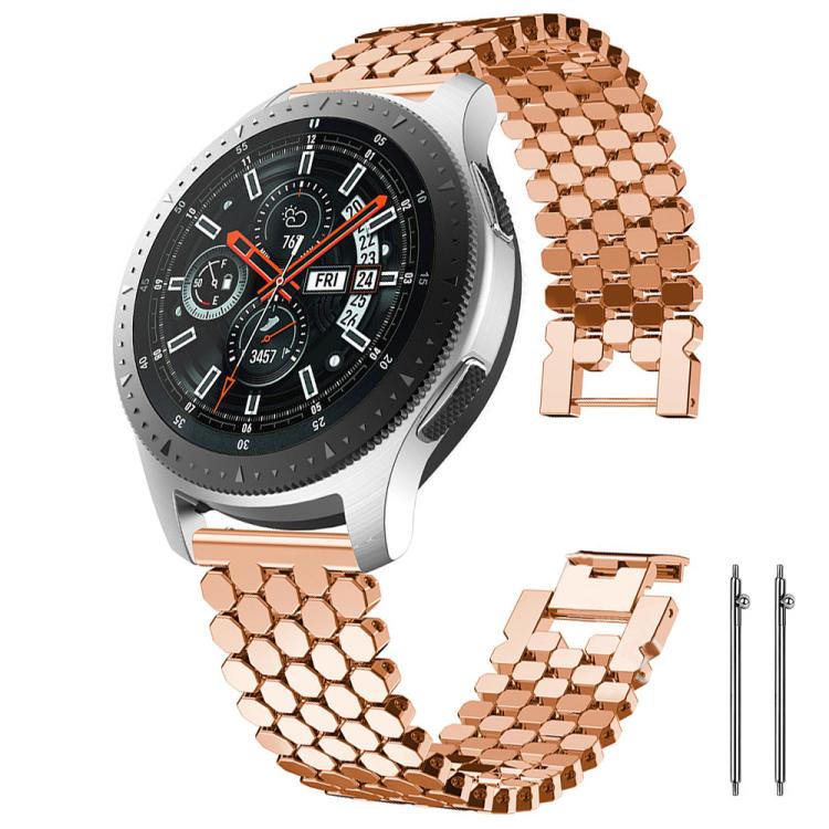 Cinturino per orologio in metallo con texture a squame di pesce xDfind, 22mm, 20mm, 18mm