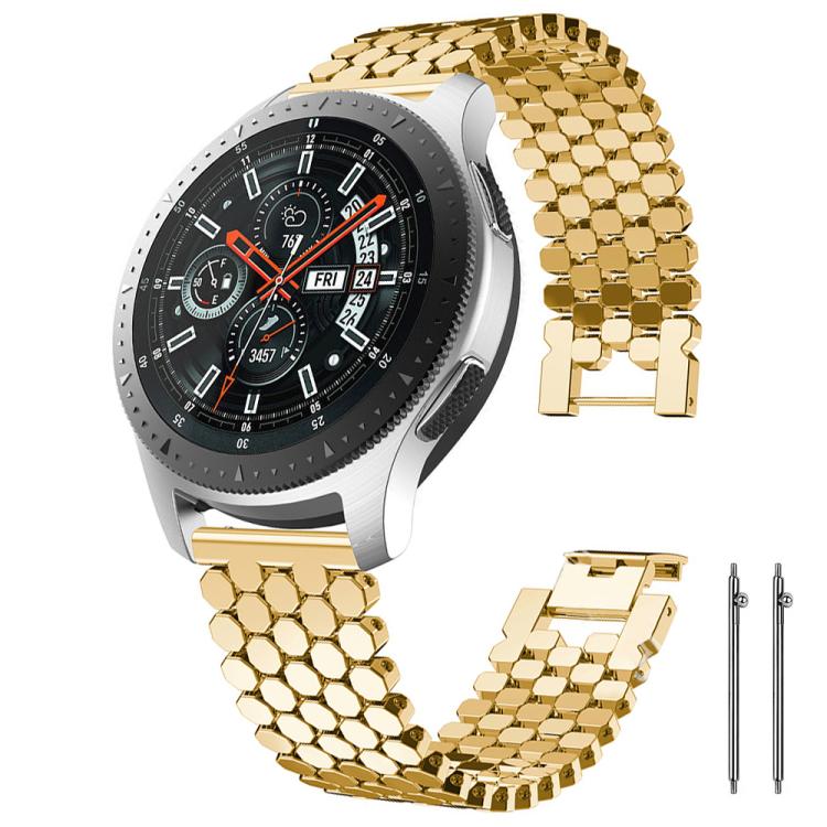 Cinturino per orologio in metallo con texture a squame di pesce xDfind, 22mm, 20mm, 18mm