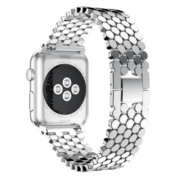 Cinturino per orologio in metallo con texture a squame di pesce xDfind, For Apple Watch 42 / 44 / 45 / 46 / 49mm, For Apple Watch 38 / 40 / 41 / S11 42mm