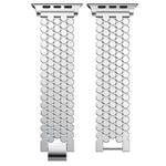 Cinturino per orologio in metallo con texture a squame di pesce xDfind, For Apple Watch 42 / 44 / 45 / 46 / 49mm, For Apple Watch 38 / 40 / 41 / S11 42mm