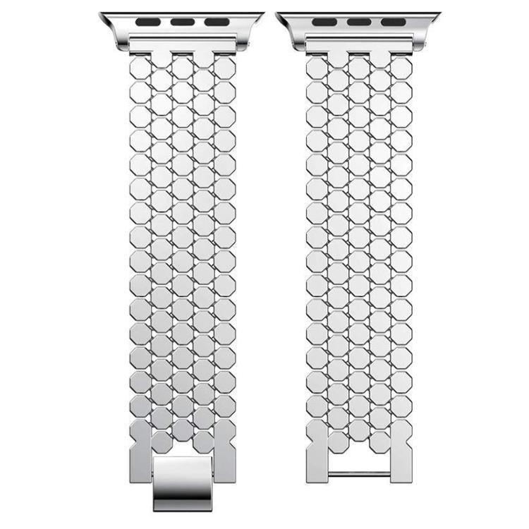 Cinturino per orologio in metallo con texture a squame di pesce xDfind, For Apple Watch 42 / 44 / 45 / 46 / 49mm, For Apple Watch 38 / 40 / 41 / S11 42mm