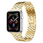 Cinturino per orologio in metallo con texture a squame di pesce xDfind, For Apple Watch 42 / 44 / 45 / 46 / 49mm, For Apple Watch 38 / 40 / 41 / S11 42mm