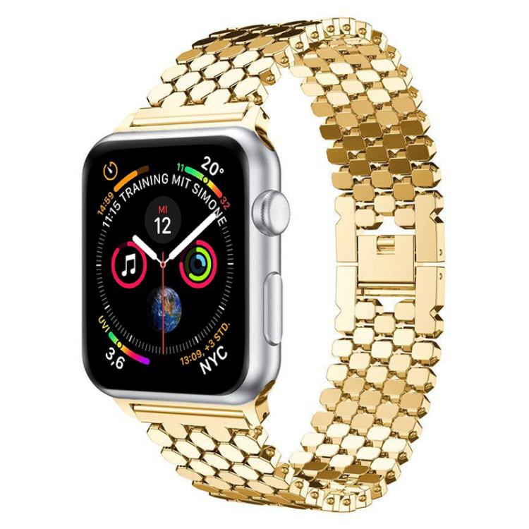 Cinturino per orologio in metallo con texture a squame di pesce xDfind, For Apple Watch 42 / 44 / 45 / 46 / 49mm, For Apple Watch 38 / 40 / 41 / S11 42mm