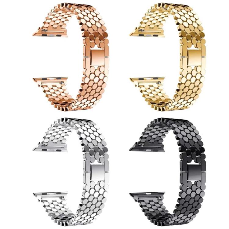 Cinturino per orologio in metallo con texture a squame di pesce xDfind, For Apple Watch 42 / 44 / 45 / 46 / 49mm, For Apple Watch 38 / 40 / 41 / S11 42mm