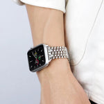 Cinturino per orologio in metallo con texture a squame di pesce xDfind, For Apple Watch 42 / 44 / 45 / 46 / 49mm, For Apple Watch 38 / 40 / 41 / S11 42mm
