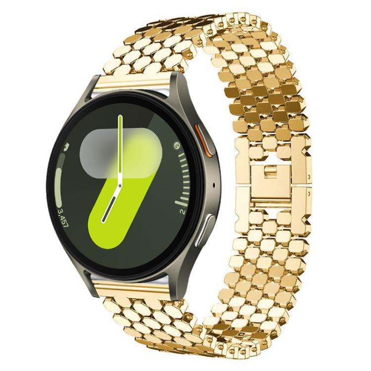 Cinturino per orologio in metallo con texture a squame di pesce xDfind, For Samsung Galaxy Watch Ultra/Ultra 2025, For Samsung Galaxy Watch8 / 8 Classic, For Samsung Galaxy Watch7 / FE / 6 / 5 / 4, For Samsung Galaxy Fit3