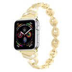 Cinturino per orologio xDfind in acciaio inossidabile con diamanti, For Apple Watch 42 / 44 / 45 / 46 / 49mm, For Apple Watch 38 / 40 / 41 / S10 42mm