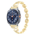 Cinturino per orologio xDfind in acciaio inossidabile con diamanti, For Samsung Galaxy Watch Ultra/Ultra 2025, For Samsung Galaxy Watch8 / 8 Classic