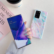 Custodia protettiva in TPU con motivo marmo per Samsung Galaxy No