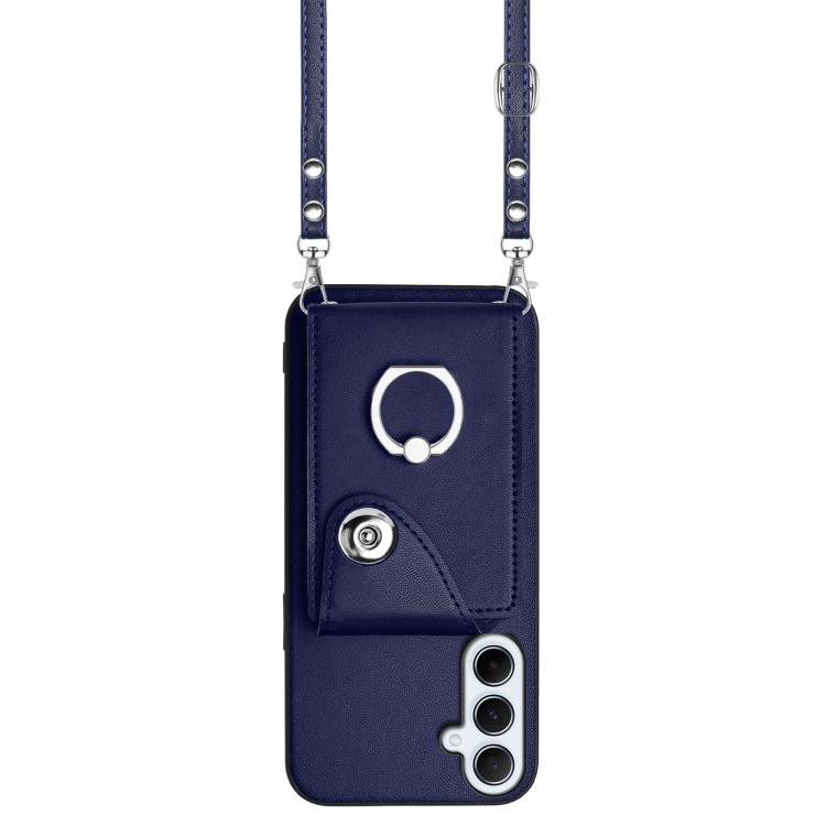Custodia per telefono con anello porta carte e cordino lungo, For Samsung Galaxy A26 5G, For Samsung Galaxy A06 4G