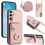 Custodia per telefono con anello porta carte e cordino lungo, For Samsung Galaxy A26 5G, For Samsung Galaxy A06 4G