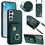 Custodia per telefono con anello porta carte e cordino lungo, For Samsung Galaxy A26 5G, For Samsung Galaxy A06 4G
