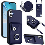 Custodia per telefono con anello porta carte e cordino lungo, For Samsung Galaxy A26 5G, For Samsung Galaxy A06 4G