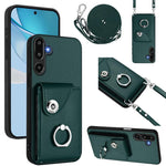 Custodia per telefono con anello porta carte e cordino lungo, For Samsung Galaxy M56 5G, For Samsung Galaxy M16 5G / F16 5G, For Samsung Galaxy M35 5G