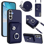 Custodia per telefono con anello porta carte e cordino lungo, For Samsung Galaxy M56 5G, For Samsung Galaxy M16 5G / F16 5G, For Samsung Galaxy M35 5G
