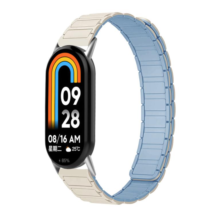 Cinturino per orologio magnetico in silicone a forma di I xDfind, 14mm, 18mm, 20mm, 22mm