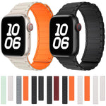 Cinturino per orologio magnetico in silicone a forma di I xDfind, For Apple Watch 42 / 44 / 45 / 46 / 49mm, For Apple Watch 38 / 40 / 41 / S10 42mm
