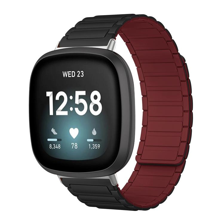 Cinturino per orologio magnetico in silicone a forma di I xDfind, For Fitbit Versa 4 / 3 / Sense 2 / Sense