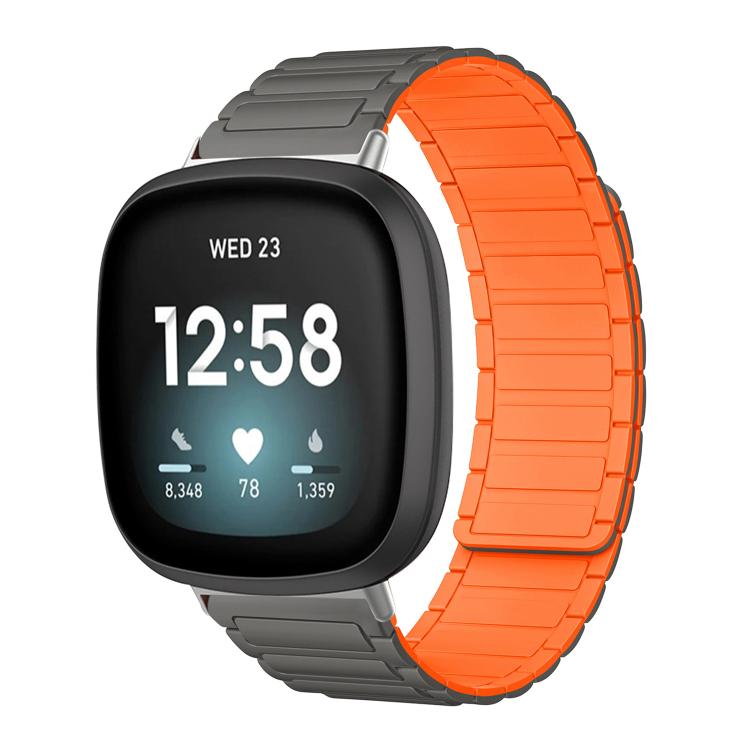 Cinturino per orologio magnetico in silicone a forma di I xDfind, For Fitbit Versa 4 / 3 / Sense 2 / Sense