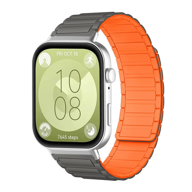 Cinturino per orologio magnetico in silicone a forma di I xDfind, For Huawei Watch Fit4 / Fit4 Pro / Fit3, For Huawei Band 10 / 9 / 8