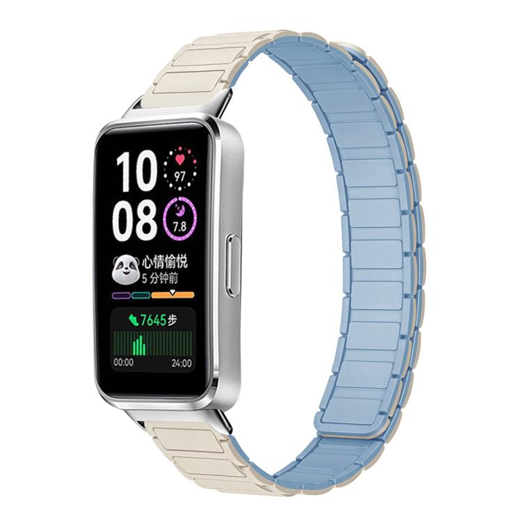 Cinturino per orologio magnetico in silicone a forma di I xDfind, For Huawei Watch Fit4 / Fit4 Pro / Fit3, For Huawei Band 10 / 9 / 8