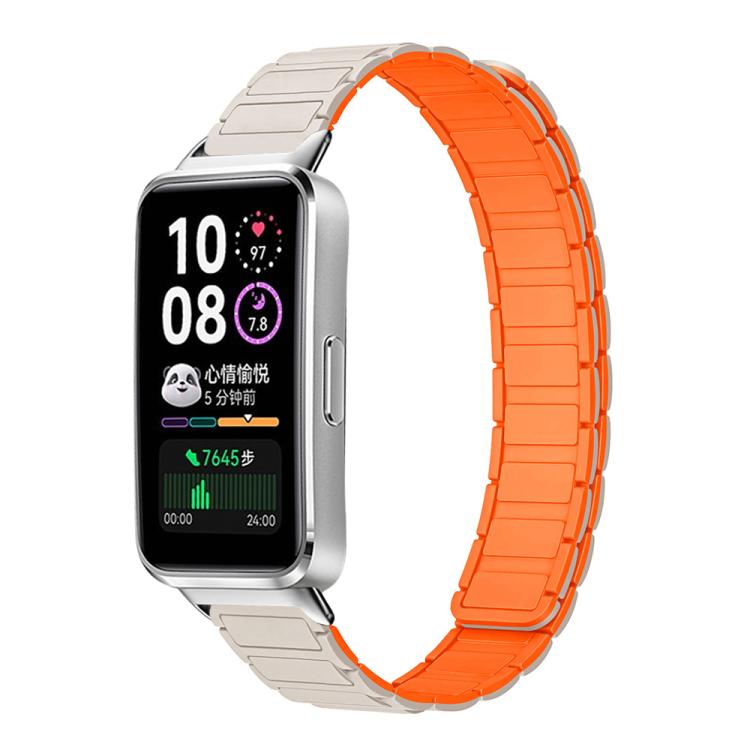 Cinturino per orologio magnetico in silicone a forma di I xDfind, For Huawei Watch Fit4 / Fit4 Pro / Fit3, For Huawei Band 10 / 9 / 8