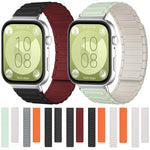 Cinturino per orologio magnetico in silicone a forma di I xDfind, For Huawei Watch Fit4 / Fit4 Pro / Fit3, For Huawei Band 10 / 9 / 8