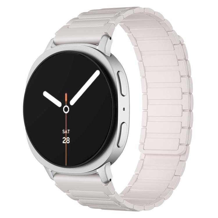 Cinturino per orologio magnetico in silicone a forma di I xDfind, For Samsung Galaxy Watch Ultra / Ultra 2025, For Samsung Galaxy Watch8 / 8 Classic, For Samsung Galaxy Fit3 SM-R390