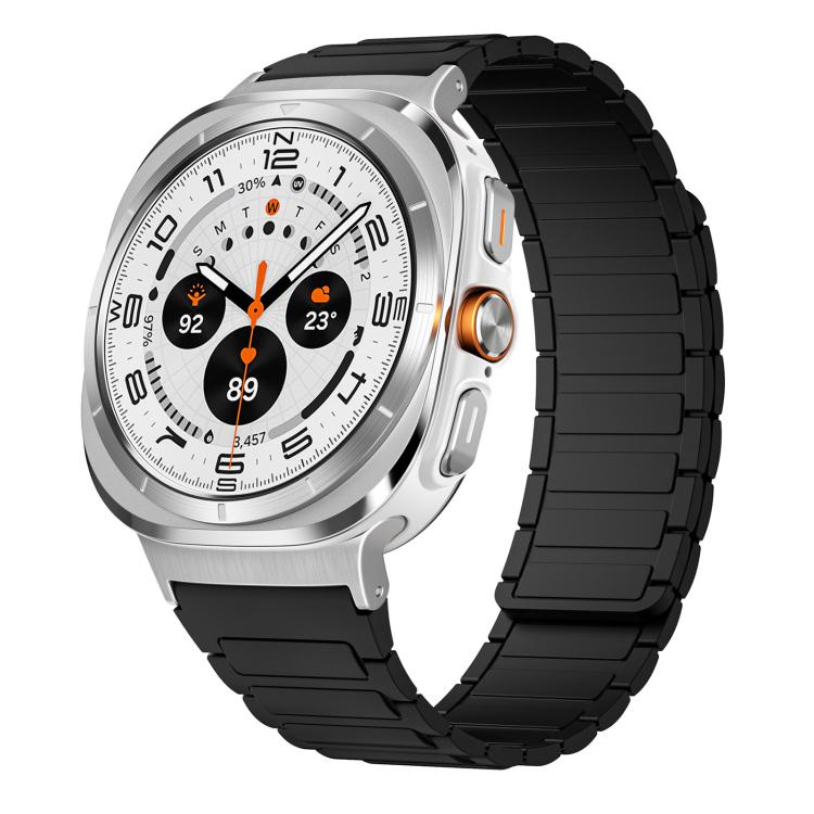 Cinturino per orologio magnetico in silicone a forma di I xDfind, For Samsung Galaxy Watch Ultra / Ultra 2025, For Samsung Galaxy Watch8 / 8 Classic, For Samsung Galaxy Fit3 SM-R390