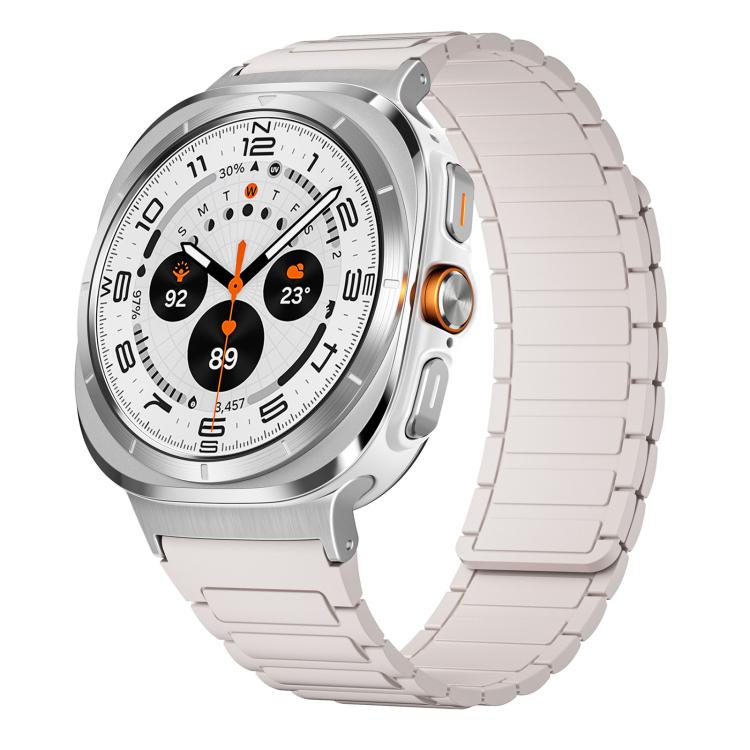 Cinturino per orologio magnetico in silicone a forma di I xDfind, For Samsung Galaxy Watch Ultra / Ultra 2025, For Samsung Galaxy Watch8 / 8 Classic, For Samsung Galaxy Fit3 SM-R390