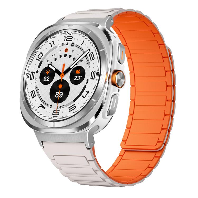 Cinturino per orologio magnetico in silicone a forma di I xDfind, For Samsung Galaxy Watch Ultra / Ultra 2025, For Samsung Galaxy Watch8 / 8 Classic, For Samsung Galaxy Fit3 SM-R390