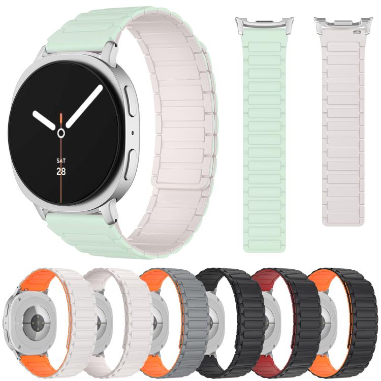 Cinturino per orologio magnetico in silicone a forma di I xDfind, For Samsung Galaxy Watch Ultra / Ultra 2025, For Samsung Galaxy Watch8 / 8 Classic, For Samsung Galaxy Fit3 SM-R390