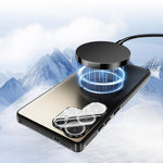 Custodia per telefono ABEEL con finitura satinata e dissipazione del calore, ideale per MagSafe, con pellicola protettiva per l'obiettivo., For Samsung Galaxy S25 5G, For Samsung Galaxy S25+ 5G, For Samsung Galaxy S25 Ultra 5G