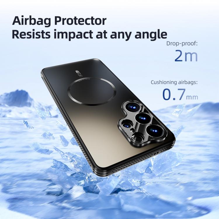 Custodia per telefono ABEEL con finitura satinata e dissipazione del calore, ideale per MagSafe, con pellicola protettiva per l'obiettivo., For Samsung Galaxy S26+ 5G, For Samsung Galaxy S26 Ultra 5G, For Samsung Galaxy S26 5G                          ...
