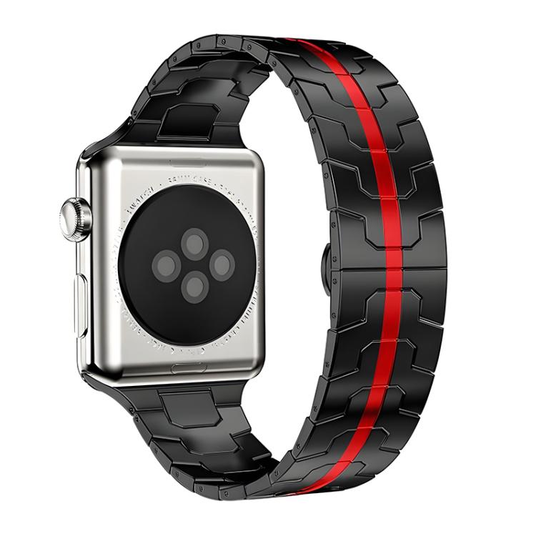 Cinturino per orologio xDfind in acciaio inossidabile con fibbia a farfalla, For Apple Watch 42 / 44 / 45 / 46 / 49mm, For Apple Watch 38 / 40 / 41 / S10 42mm