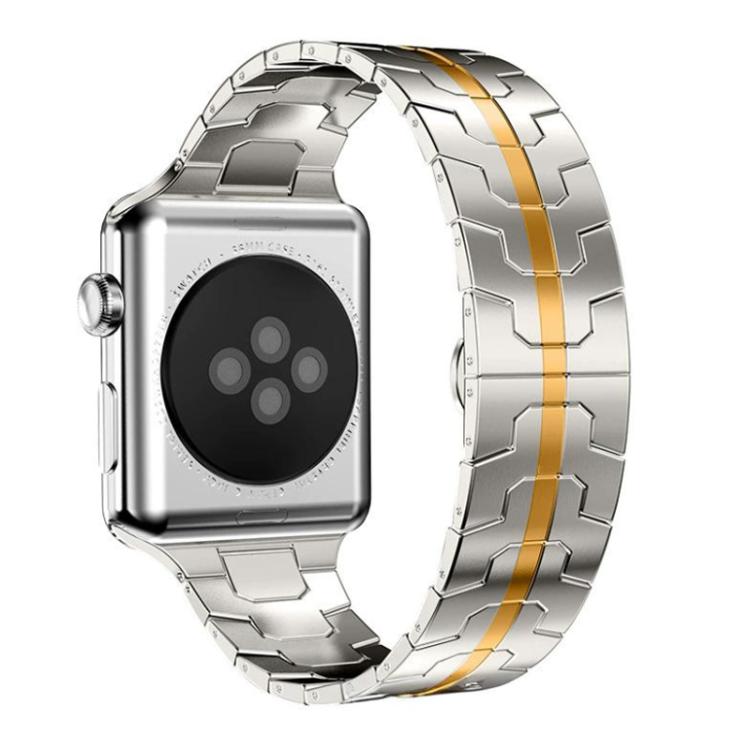 Cinturino per orologio xDfind in acciaio inossidabile con fibbia a farfalla, For Apple Watch 42 / 44 / 45 / 46 / 49mm, For Apple Watch 38 / 40 / 41 / S10 42mm