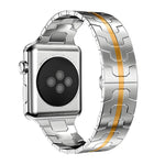 Cinturino per orologio xDfind in acciaio inossidabile con fibbia a farfalla, For Apple Watch 42 / 44 / 45 / 46 / 49mm, For Apple Watch 38 / 40 / 41 / S10 42mm