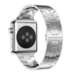 Cinturino per orologio xDfind in acciaio inossidabile con fibbia a farfalla, For Apple Watch 42 / 44 / 45 / 46 / 49mm, For Apple Watch 38 / 40 / 41 / S10 42mm