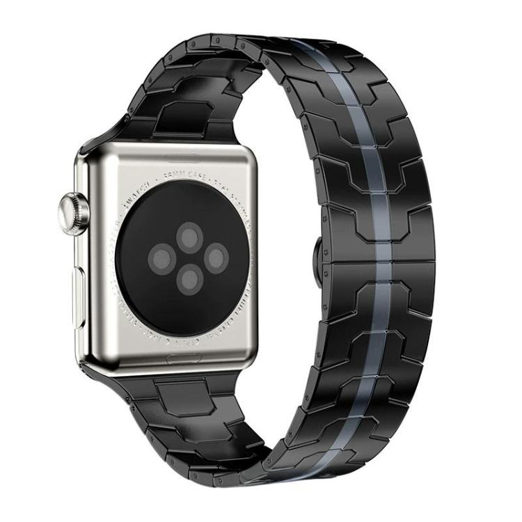 Cinturino per orologio xDfind in acciaio inossidabile con fibbia a farfalla, For Apple Watch 42 / 44 / 45 / 46 / 49mm, For Apple Watch 38 / 40 / 41 / S10 42mm