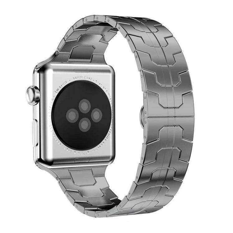 Cinturino per orologio xDfind in acciaio inossidabile con fibbia a farfalla, For Apple Watch 42 / 44 / 45 / 46 / 49mm, For Apple Watch 38 / 40 / 41 / S10 42mm
