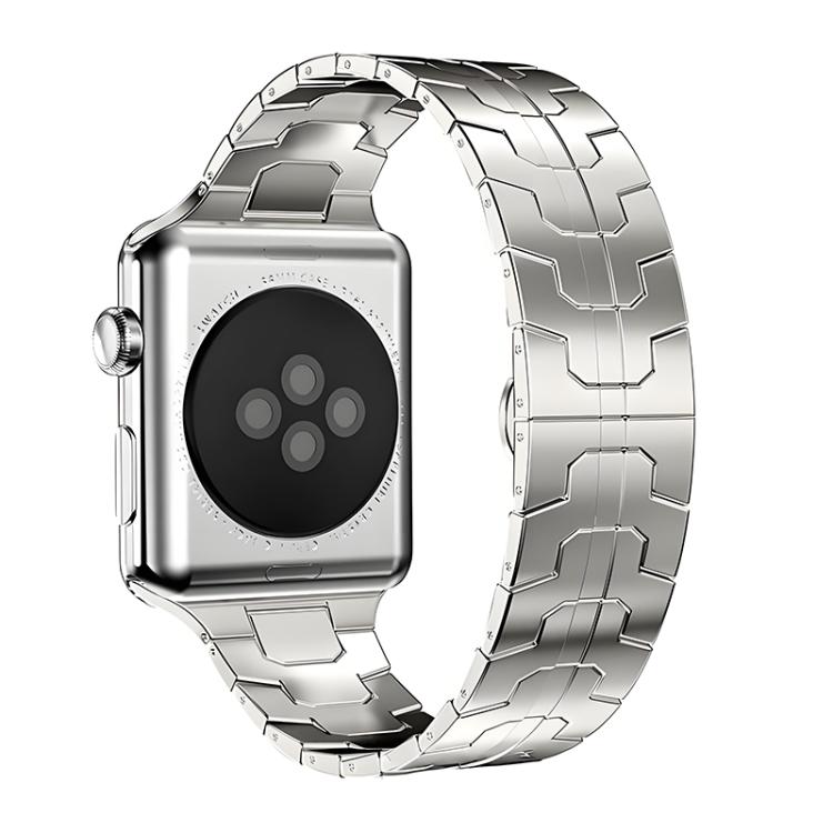 Cinturino per orologio xDfind in acciaio inossidabile con fibbia a farfalla, For Apple Watch 42 / 44 / 45 / 46 / 49mm, For Apple Watch 38 / 40 / 41 / S10 42mm